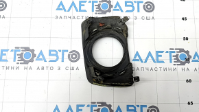 Left fog light frame for Toyota Camry v40 10-11, chrome and sand finish