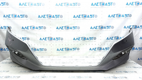 Bare front bumper for Honda Accord 18-20, with parking sensors, silver, scratches