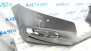 Bare front bumper for Honda Accord 18-20, with parking sensors, silver, scratches