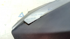 Right muffler cap for Honda Accord 18-22 EXL, touring with chrome, gray insert, broken mount, scratches, peeling chrome