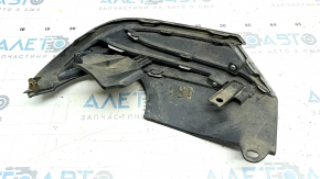 Right muffler cap for Honda Accord 18-22 EXL, touring with chrome, gray insert, broken mount, scratches, peeling chrome