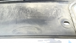 Honda Accord 18-22 rear bumper lower trim, gloss black, with dark chrome molding, scratches, molding peeled off