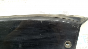 Honda Accord 18-22 rear bumper lower trim, gloss black, with dark chrome molding, scratches, molding peeled off