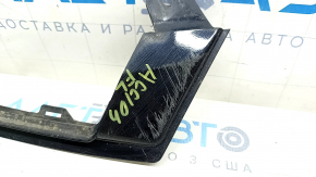 Left front bumper eyelash under the headlight of a Honda Accord 18-20, gloss black, scratches