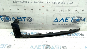 Right front bumper eyelash under the headlight of a Honda Accord 18-20, gloss black, scratches