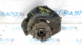 Front left Toyota Camry v40 hub axle with cover, ball joint, rusty, dented cover