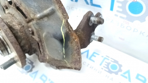 Front left Toyota Camry v40 hub axle with cover, ball joint, rusty, dented cover
