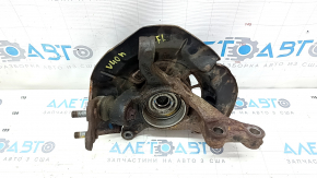 Front left Toyota Camry v40 hub axle with cover, ball joint, rusty, dented cover