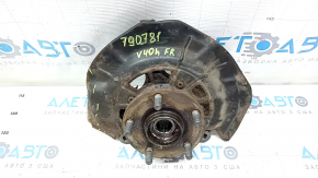 Front right Toyota Camry v40 hub axle with cover, ball joint, rusty, dented cover