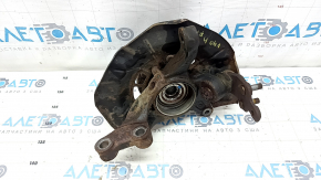 Front right Toyota Camry v40 hub axle with cover, ball joint, rusty, dented cover