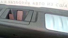 Infiniti QX30 17-19 trunk opening trim with chrome insert, scratches, nicks on the chrome