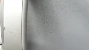 Toyota Camry v40 rear right door panel, gray, gray leather armrest, wood insert, whitened plastic, scratches, needs cleaning, cracked leather