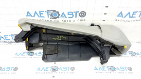 Left rear seat side panels for Toyota Camry V40 10-11, gray leather, dented, needs cleaning