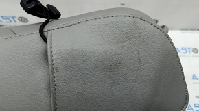 Left rear seat side panels for Toyota Camry V40 10-11, gray leather, dented, needs cleaning