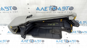 Right rear seat side bolsters for Toyota Camry V40 10-11, gray leather, dented, needs cleaning