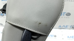Right rear seat side bolsters for Toyota Camry V40 10-11, gray leather, dented, needs cleaning