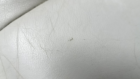 Toyota Camry v40 10-11 heated passenger seat upholstery, gray leather, dented, needs cleaning, scuffed, scratches