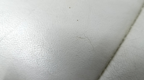 Toyota Camry v40 10-11 heated passenger seat upholstery, gray leather, dented, needs cleaning, scuffed, scratches
