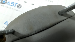 Front right headrest for Toyota Camry v40, gray leather, ready to clean