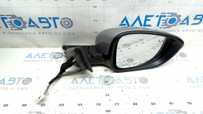 Right side mirror assembly for Honda Accord 18-22, 12-pin BSM, heated, turn signal, silver
