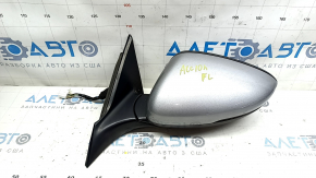 Left side mirror assembly for Honda Accord 18-22, 8-pin, BSM, heated, turn signal, silver