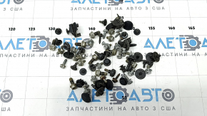 Incomplete set of hardware for the bumper, hood, and fenders of a Toyota Camry V40