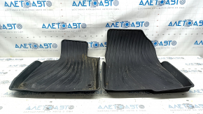 Set of floor mats for Honda Accord 18-22 tires, black