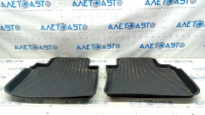 Set of floor mats for Honda Accord 18-22 tires, black