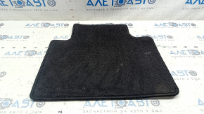 Honda Accord 18-22 rear left floor mat, black cloth