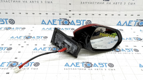 Right side mirror assembly for Toyota Prius 50 Prime 17-20, 6 pins, heated, BSM, red, scratched