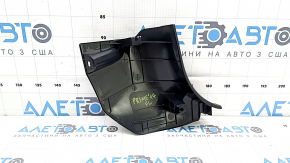 Toyota Prius 50 Prime 16-22 black, worn front pillar trim, lower left