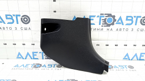 Toyota Prius 50 Prime 16-22 black, worn front pillar trim, lower right