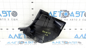 Toyota Prius 50 Prime 16-22 black, worn front pillar trim, lower right