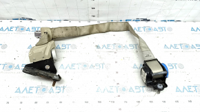 Rear right seat belt, paired, with pyrotechnic cartridge, Ford Fusion mk5 15-20, beige, dry-cleanable