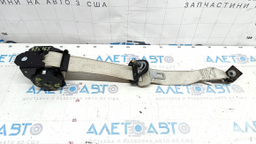 Rear seat belt, 3rd row, left, Ford Flex 2009-2011, beige, dry-cleanable