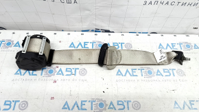 Rear seat belt, 3rd row, left, Ford Flex 2009-2011, beige, dry-cleanable