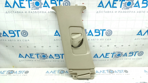 Left center pillar trim, upper belt, Toyota Camry v70 18-24 beige