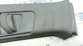 Left center pillar trim, upper belt, Toyota Rav4 06-08, gray, scratches, needs cleaning