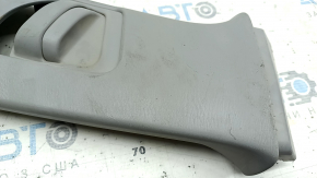 Right upper center pillar trim for Toyota Rav4 06-08, gray, scratches, needs cleaning