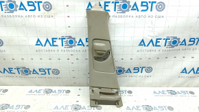 Left center pillar trim, upper belt, Honda Accord 13-17, beige, scratched