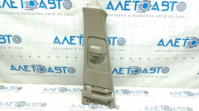 Left center pillar trim, upper belt, Honda Accord 13-17, beige, scratched