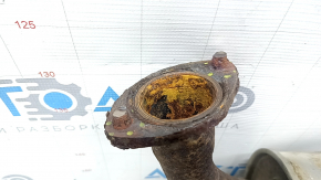 Rear muffler with barrel for Toyota Camry v40 2.4, 2.5, hybrid, rusty, studs sawed off