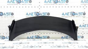 The center trim panel of the trunk door of the Toyota Prius 50 Prime 17-22 is black and worn.