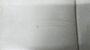 Driver's seat cushion cover for Toyota Camry v40 10-11 with heating, gray leather, wrinkled, needs cleaning, scuffed, cracked, scratches