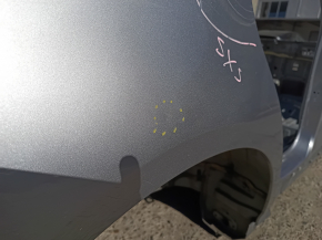 Honda Accord 18-22 rear right quarter panel on the body, silver, dented