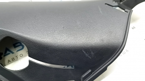 Lower left rear pillar trim for Toyota Prius 50 Prime 17-20, black, scratches