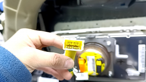 Toyota Prius 50 Prime 17-22 black dashboard with airbag for a large display, ready for cleaning