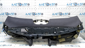 Toyota Prius 50 Prime 17-22 black dashboard with airbag for a large display, ready for cleaning