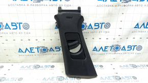 Left center pillar trim, upper belt, VW Jetta 19-24, black, scratches
