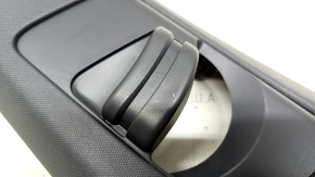 Left center pillar trim, upper belt, VW Jetta 19-24, black, scratches